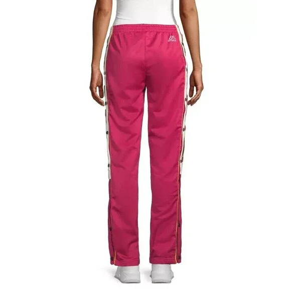Kappa Women's Graphic Tearaway Track Pants, Size S, Red/White/Gold, MSRP… - Picture 3 of 13